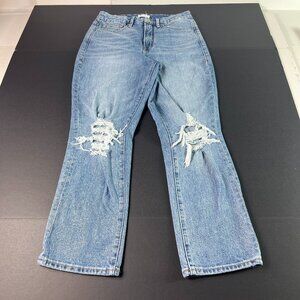 Good American Jeans Women's 28x26* Good Boyfriend High Rise Blue Denim Tag 28